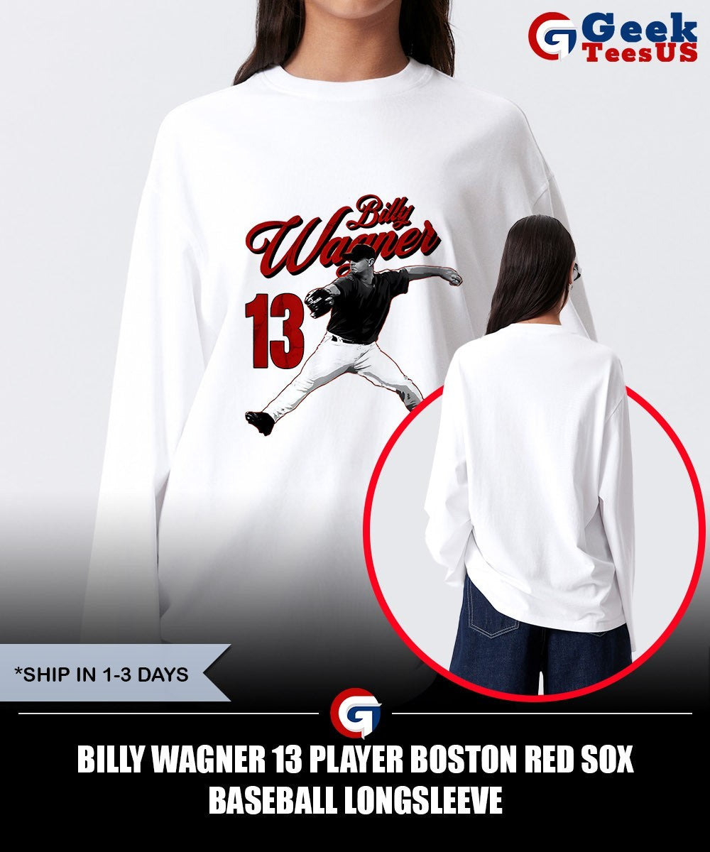 Billy Wagner 13 player Boston Red Sox baseball shirt