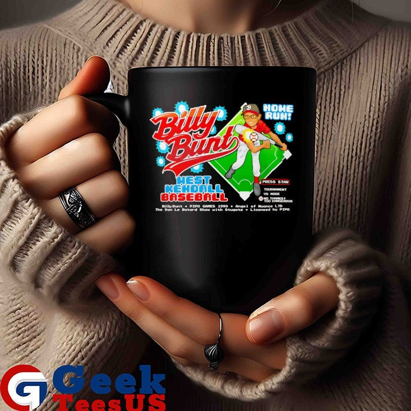 Billy bunt west kendall baseball video game shirt