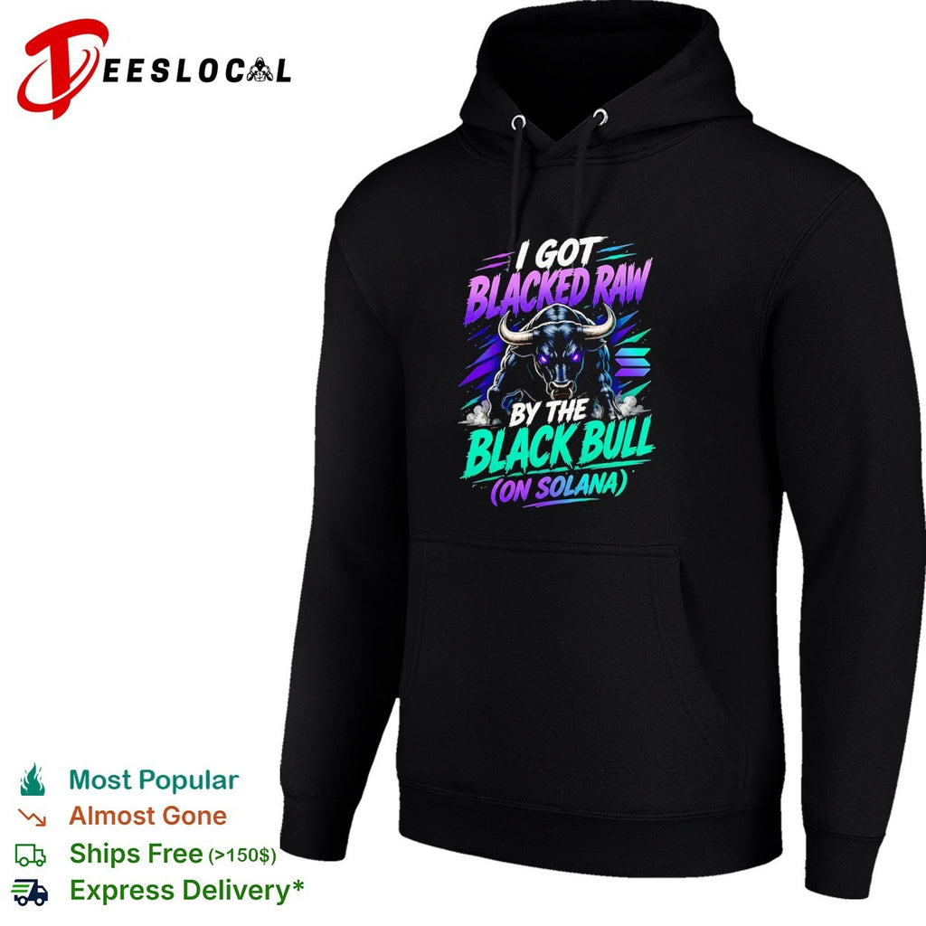 Black Bull I Got Blacked Raw on Solana Crypto shirt