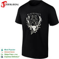 Blackcraft Pentagram Deer Skull Occult shirt