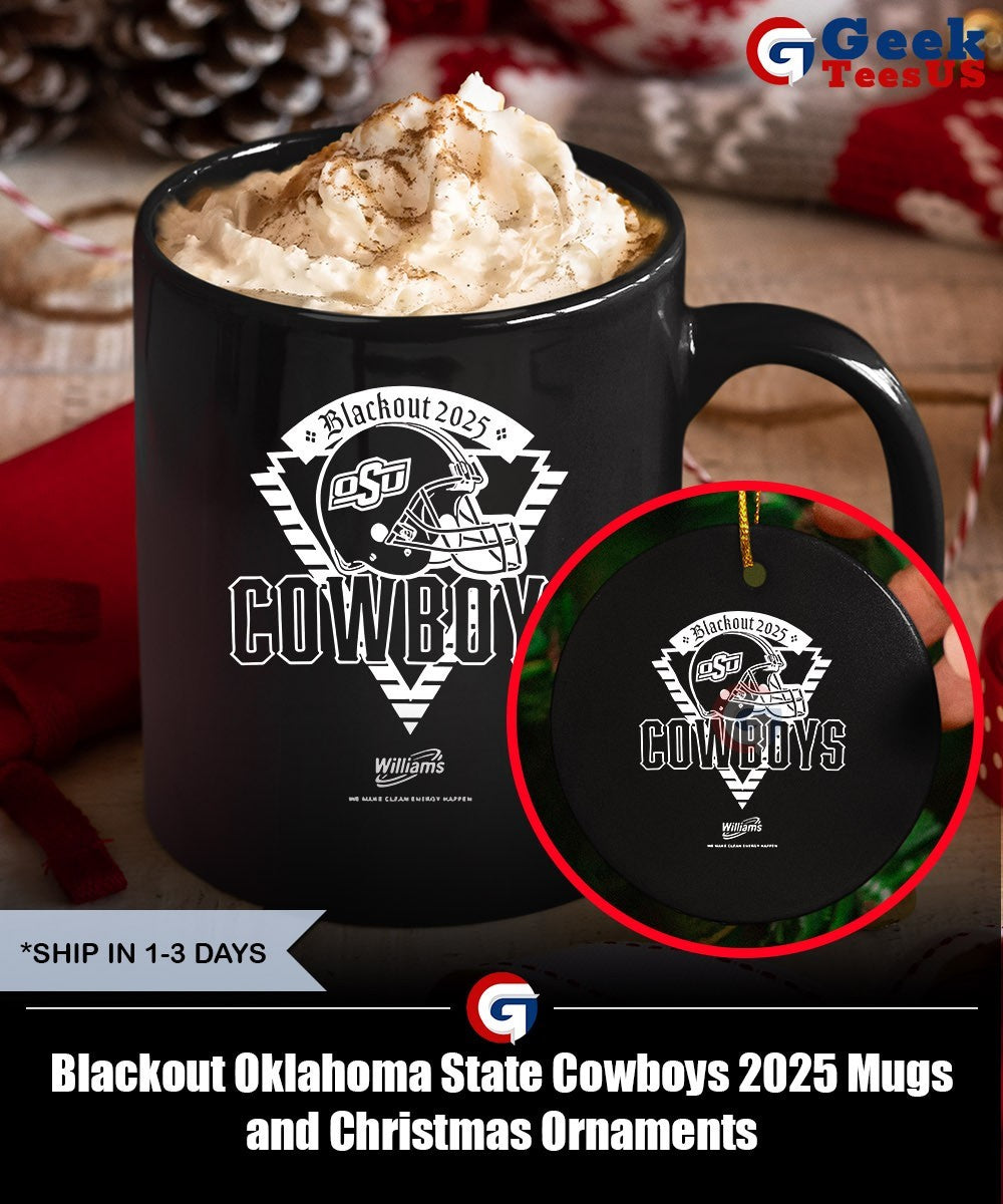 Blackout Oklahoma State Cowboys 2025 shirt