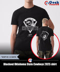 Blackout Oklahoma State Cowboys 2025 shirt