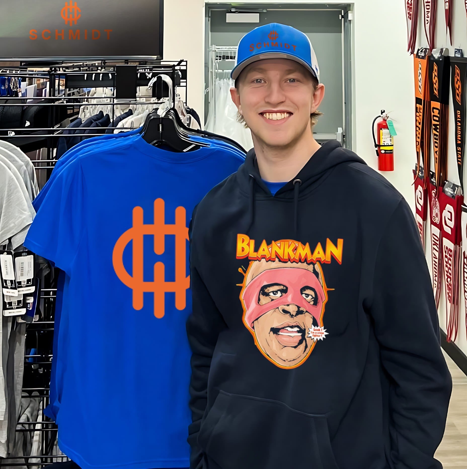Blankman Crime Fighter Mask Shirt