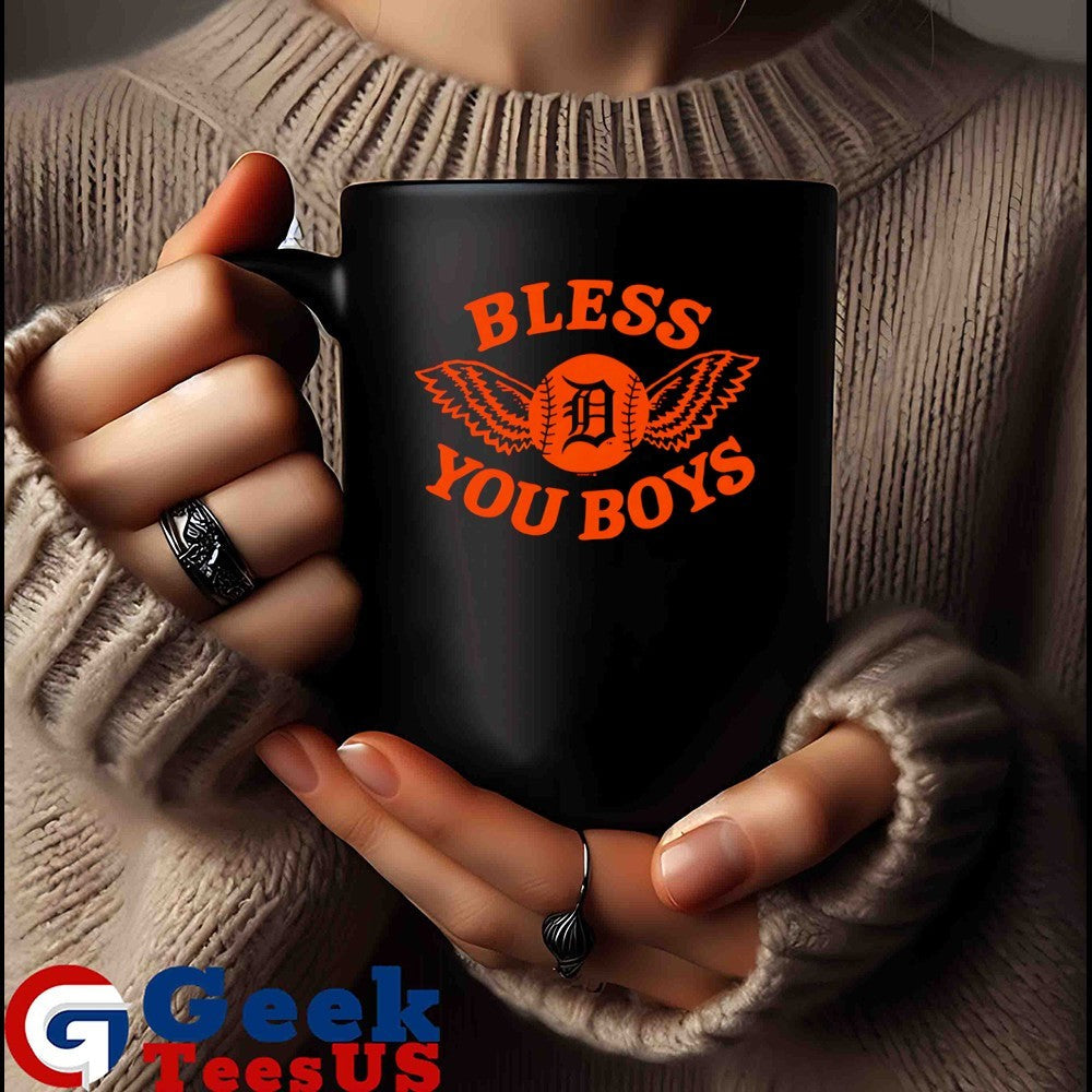 Bles you boys Detroit Tigers logo shirt