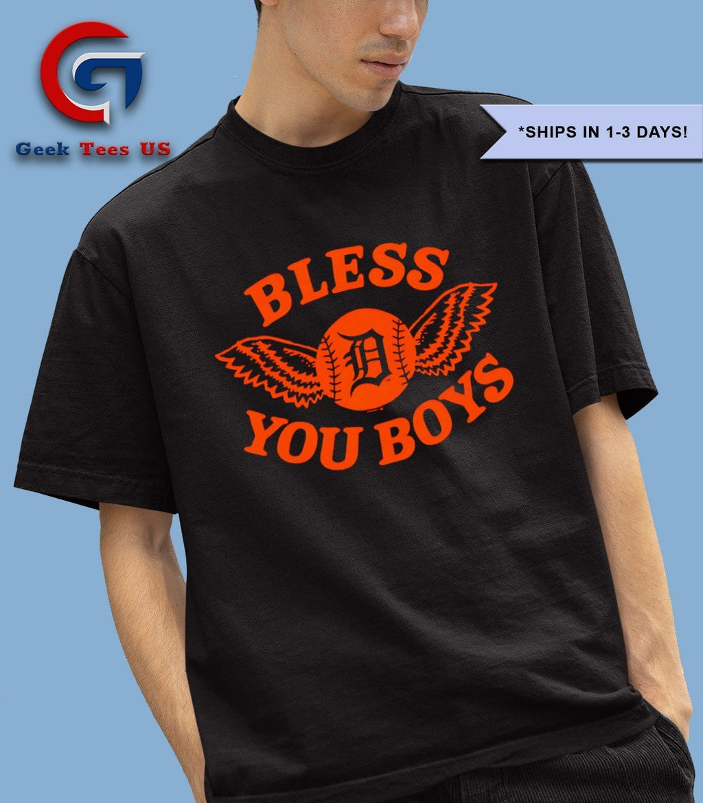 Bles you boys Detroit Tigers logo shirt