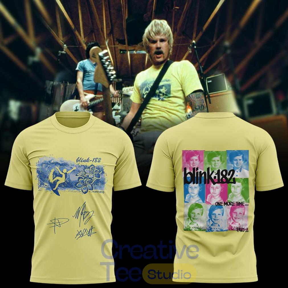 Blink-182 Boomer Spaulding and Travis Special Edition Pastel Tee