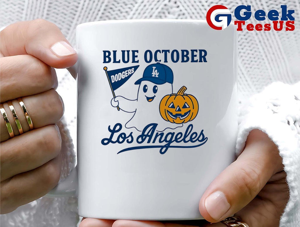 Blue October Ghost LA Dodgers World Series 2025 Halloween shirt