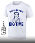 Bo Byram wearing White Trash Big Time With Bensons Face shirt