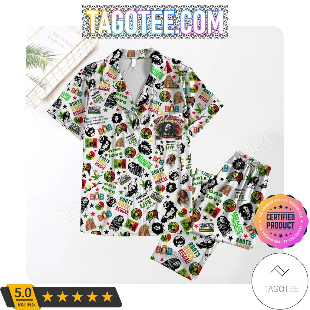 Bob Marley A Tribute To Freedom Women’s Pajamas Set