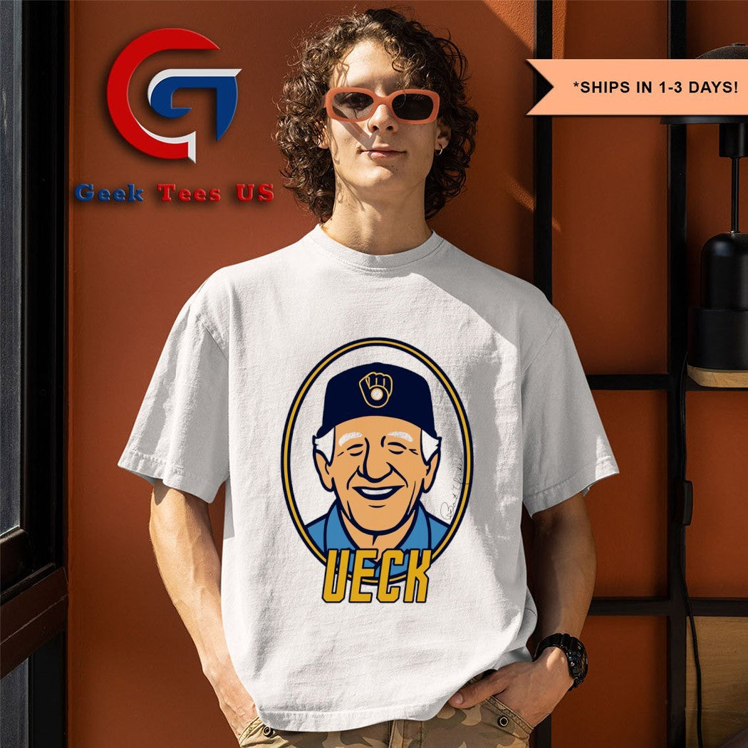 Bob Uecker voice of the Milwaukee Brewers shirt