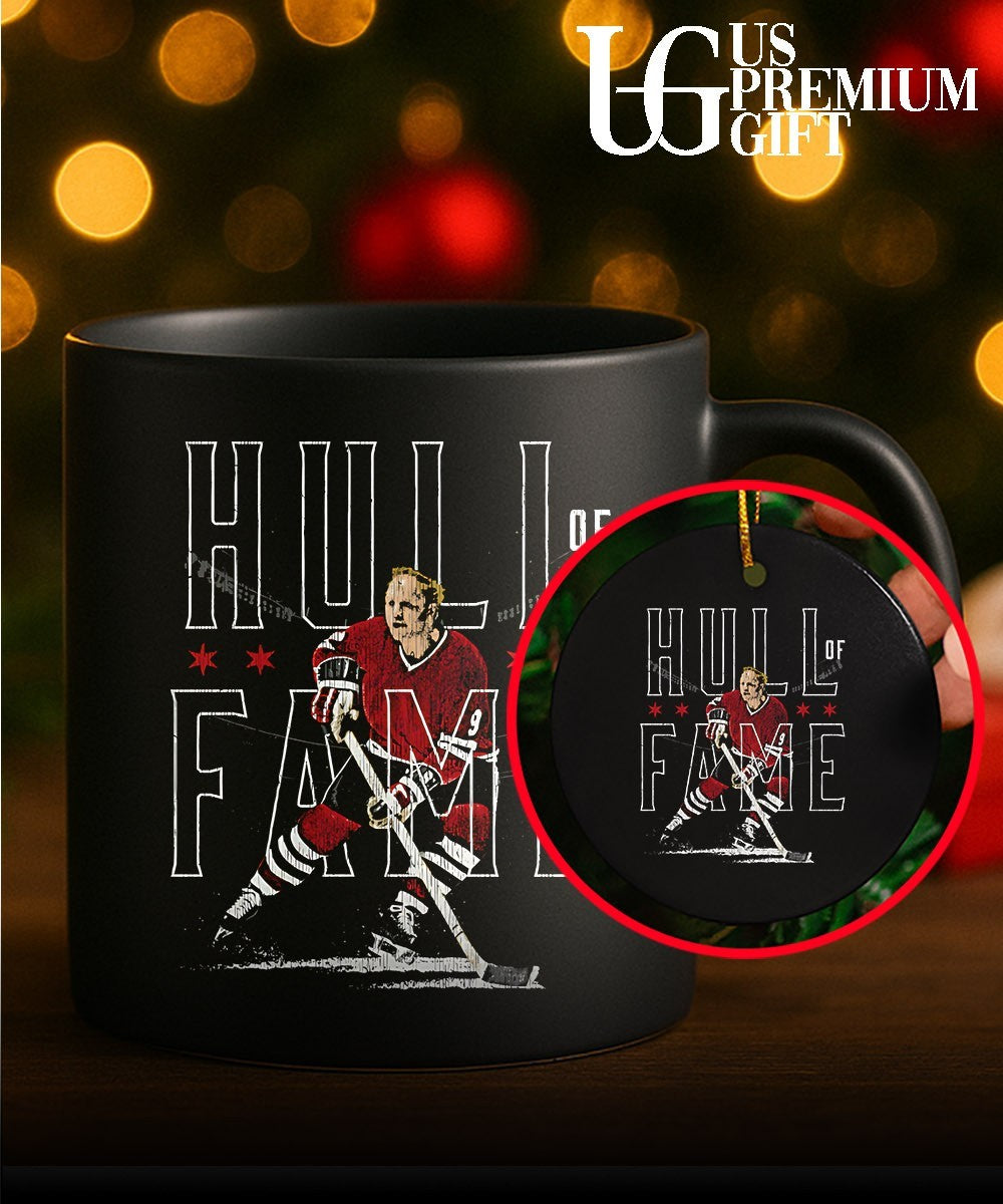 Bobby Hull Chicago Hull Of Fame Chicago Blackhawks hockey signature shirt
