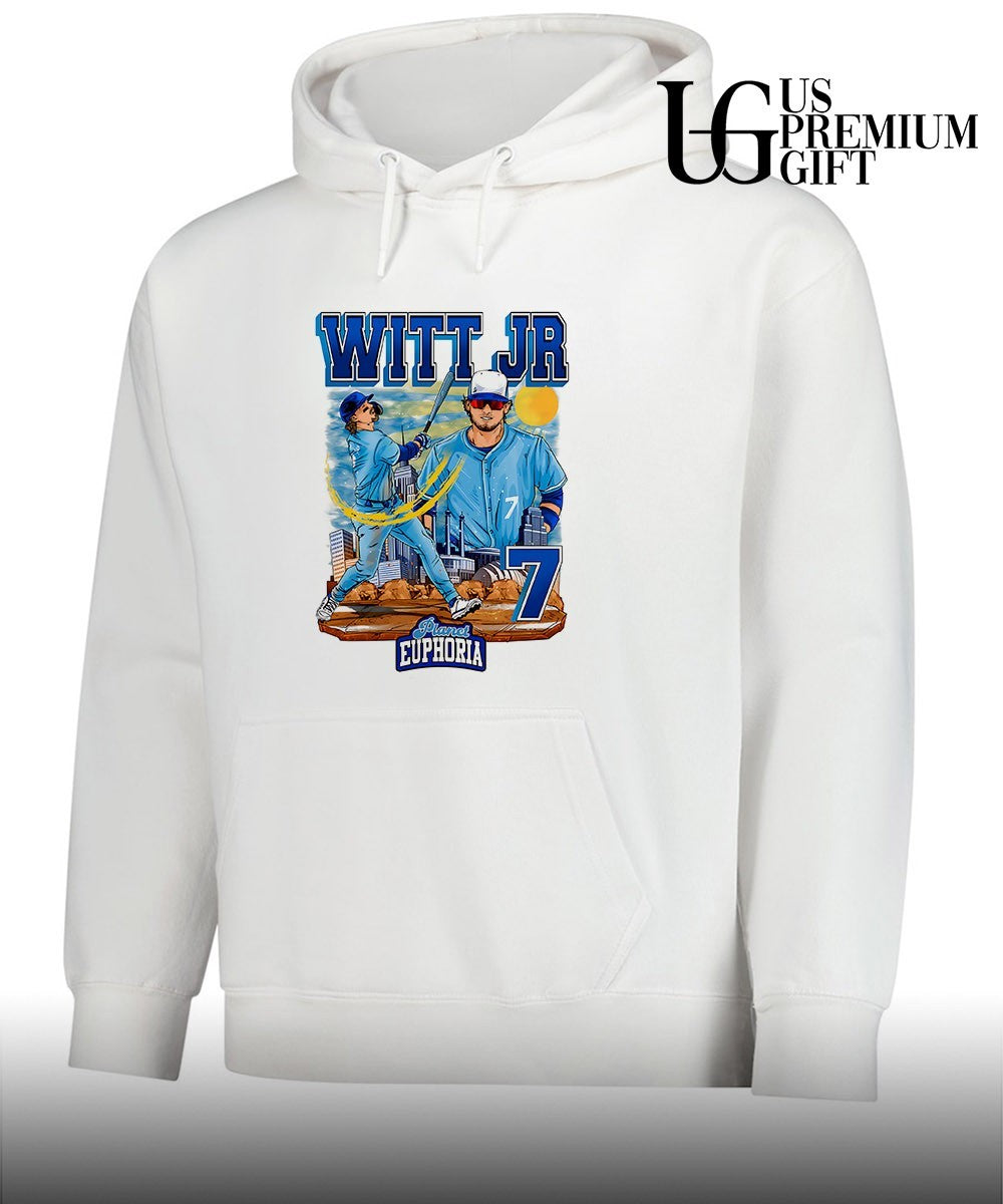 Bobby Witt Jr. Kansas City Royals baseball Planet Euphoria graphic shirt