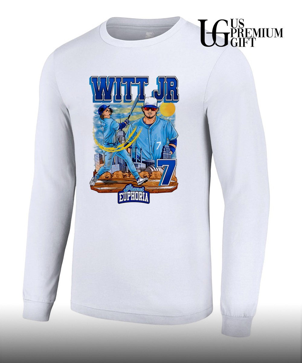 Bobby Witt Jr. Kansas City Royals baseball Planet Euphoria graphic shirt