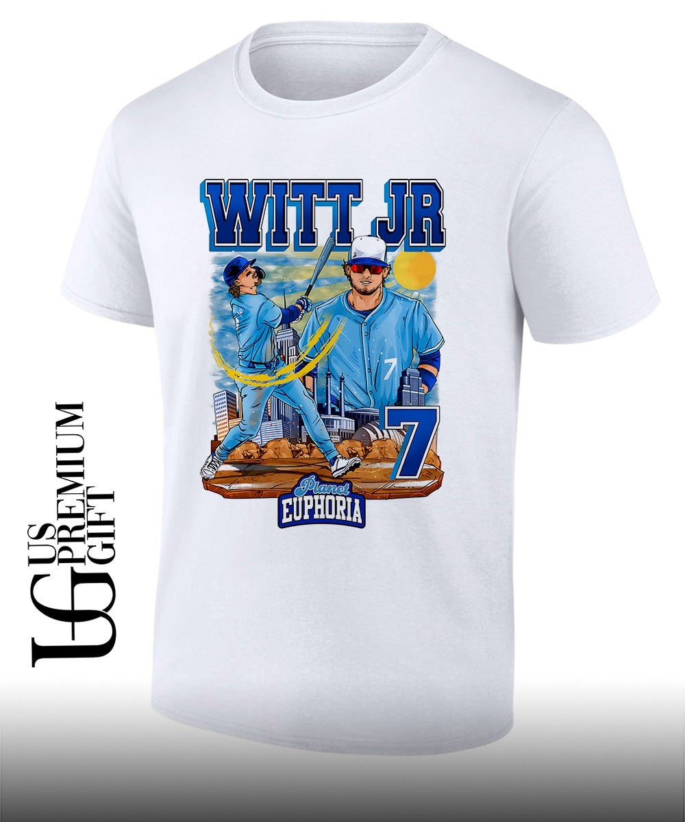 Bobby Witt Jr. Kansas City Royals baseball Planet Euphoria graphic shirt