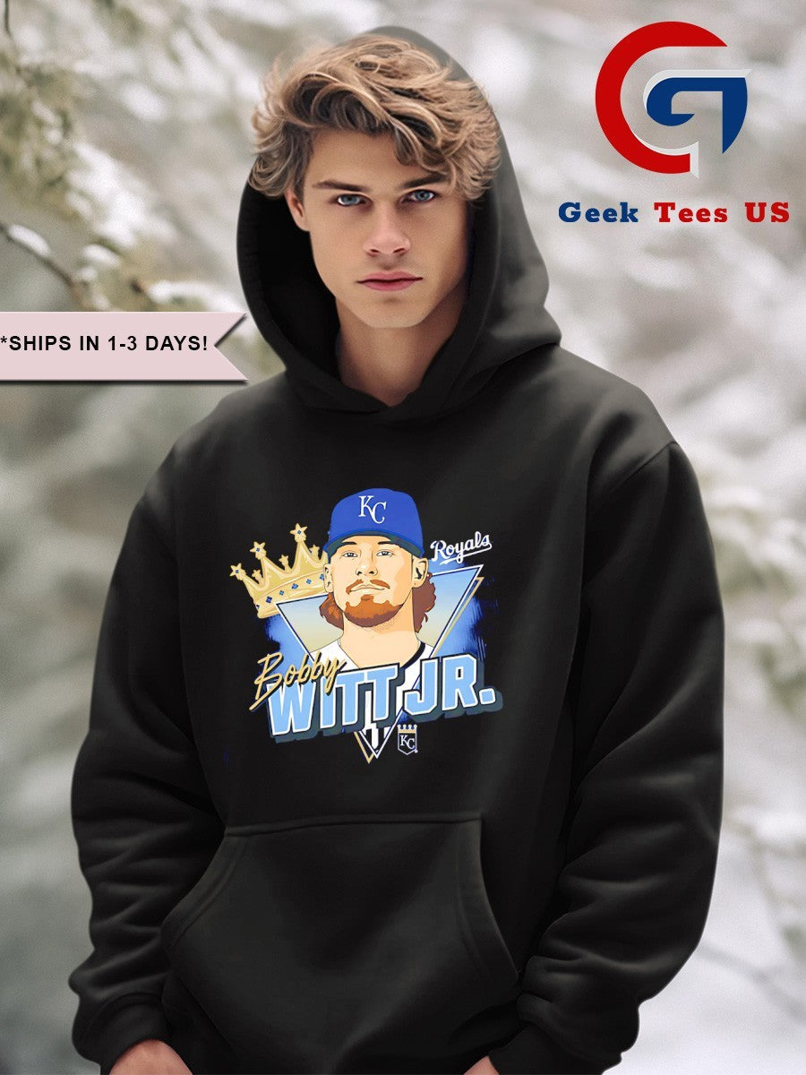 Bobby Witt Jr. big head Kansas City Royals baseball player 2025 signature shirt