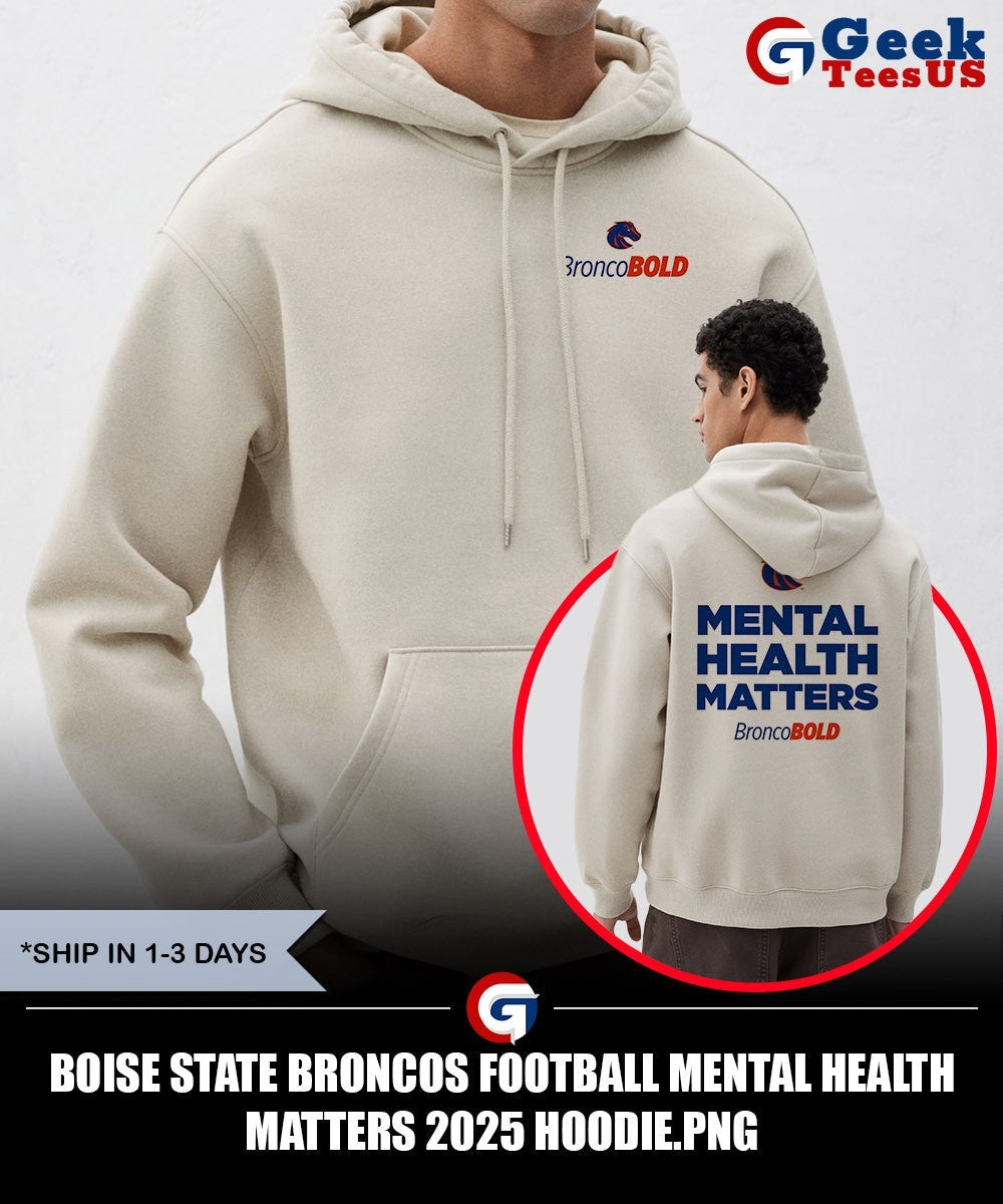 Boise State Broncos Football Mental Health Matters 2025 shirt