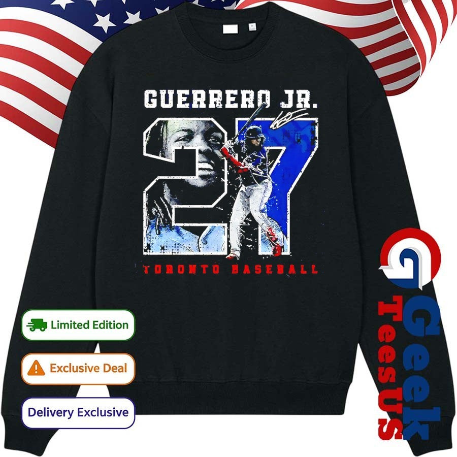 Born Ready Vladimir Guerrero Jr. 27 Toronto Blue Jays baseball 2025 signature shirt