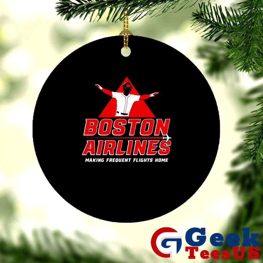 Boston Airlines Baseball making frequent flights home shirt
