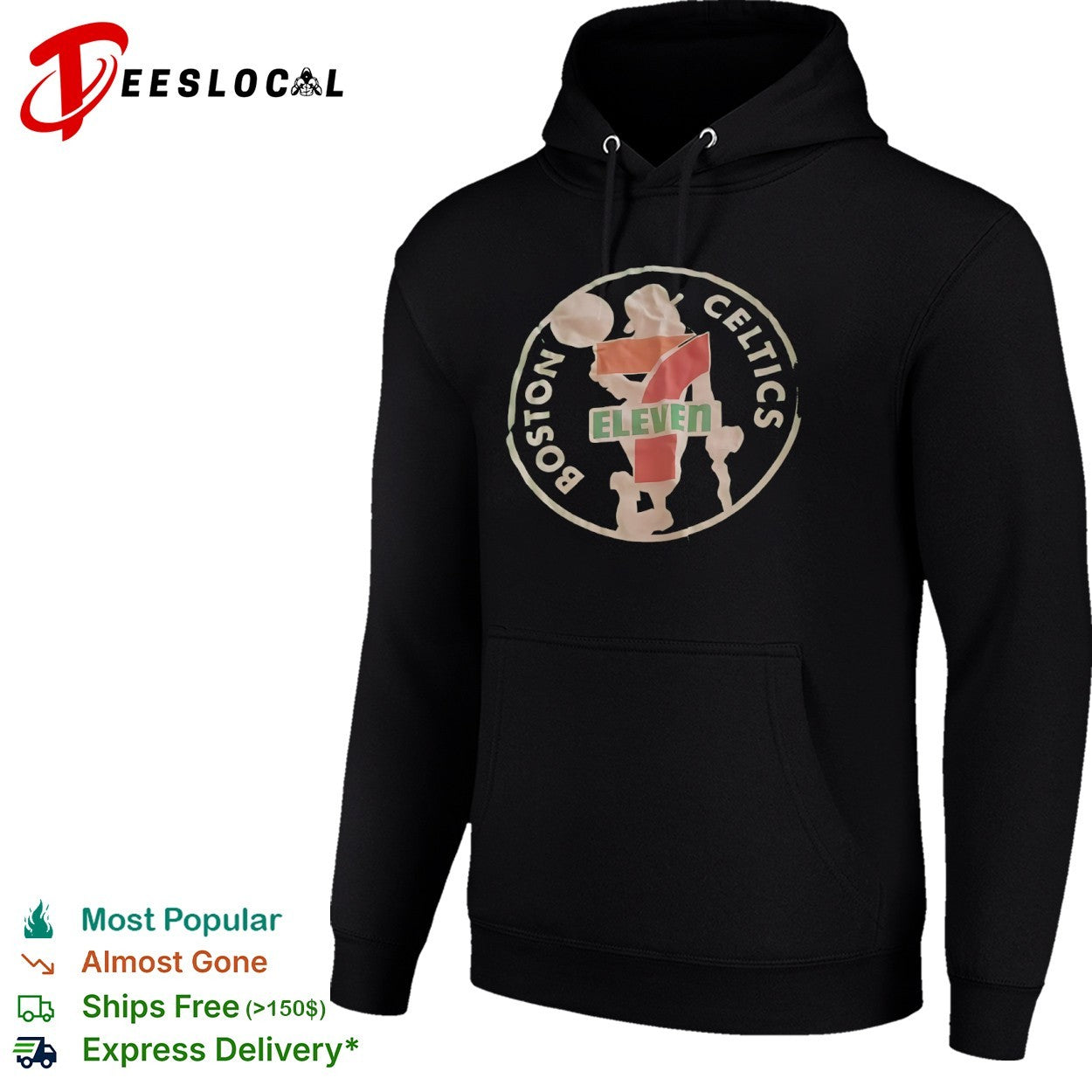 Boston Celtics 7-Eleven Logo Mashup Basketball shirt