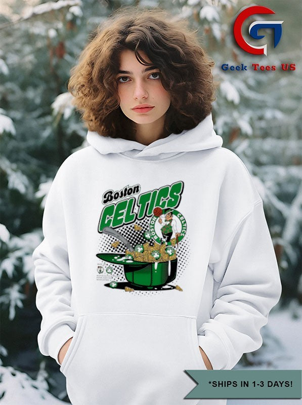 Boston Celtics Cereal Bowl NBA 2025 graphic shirt