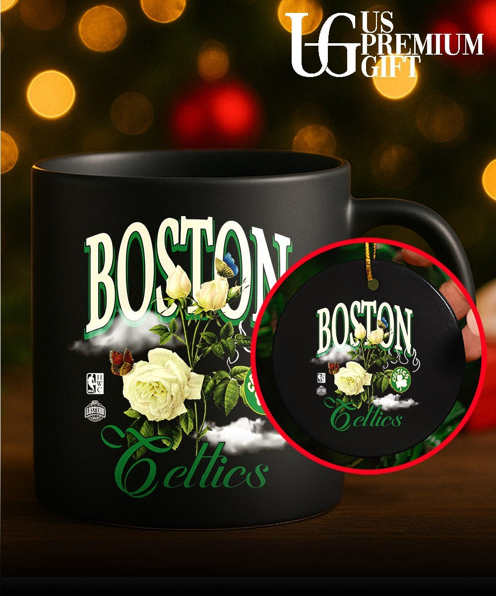 Boston Celtics NBA Floral graphic shirt
