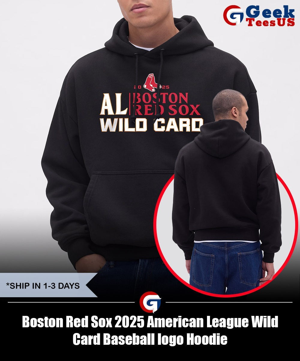 Boston Red Sox 2025 American League Wild Card Baseball logo shirt