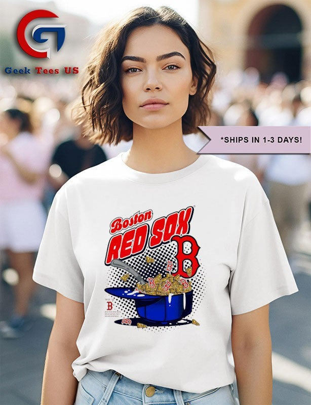 Boston Red Sox Cereal Bowl MLB 2025 graphic shirt