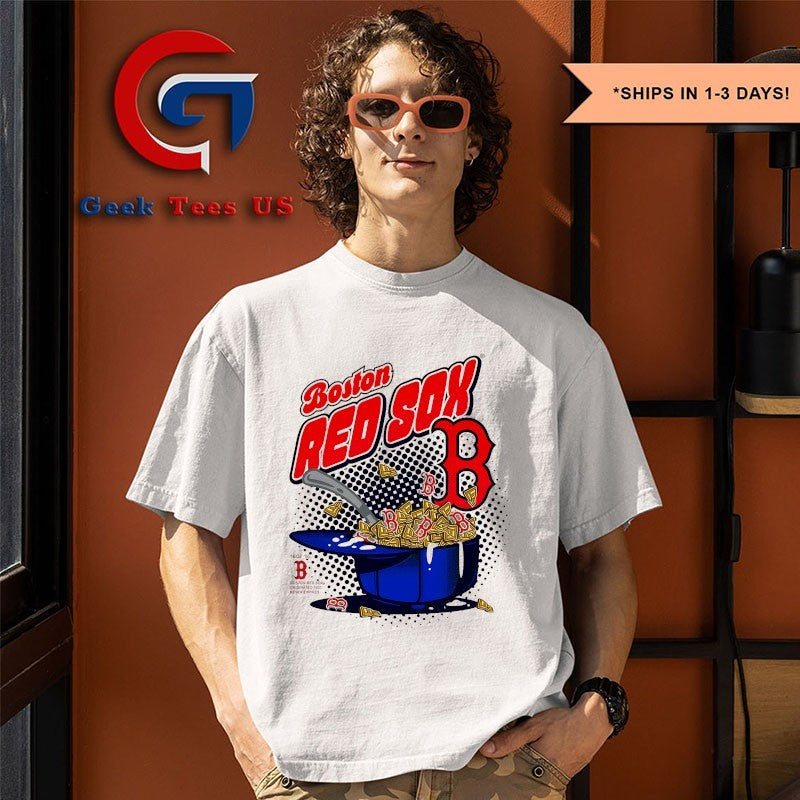 Boston Red Sox Cereal Bowl MLB 2025 graphic shirt
