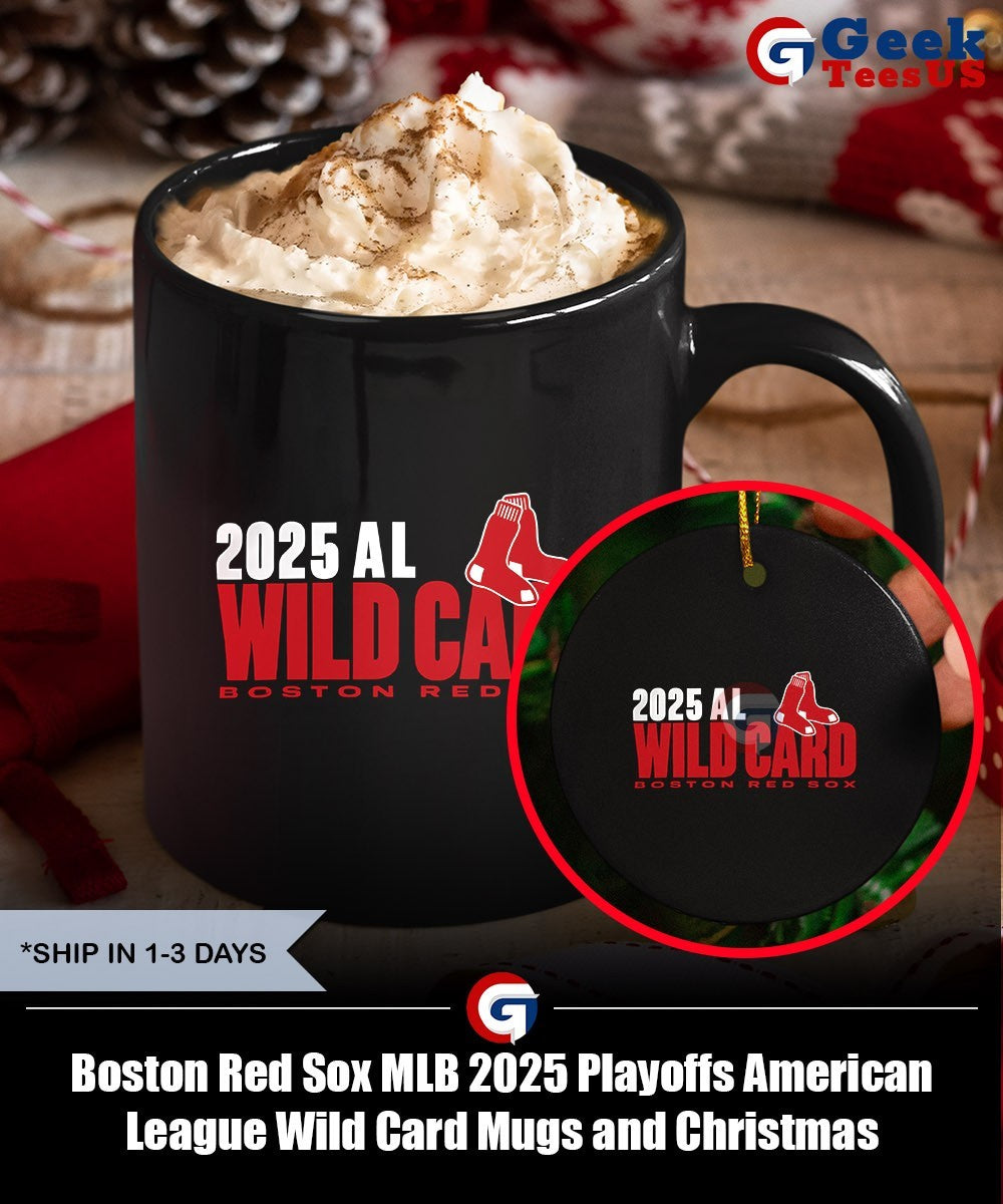 Boston Red Sox MLB 2025 Playoffs American League Wild Card shirt