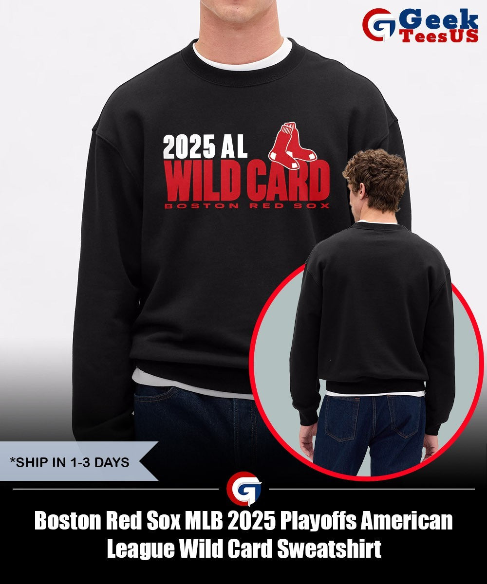 Boston Red Sox MLB 2025 Playoffs American League Wild Card shirt