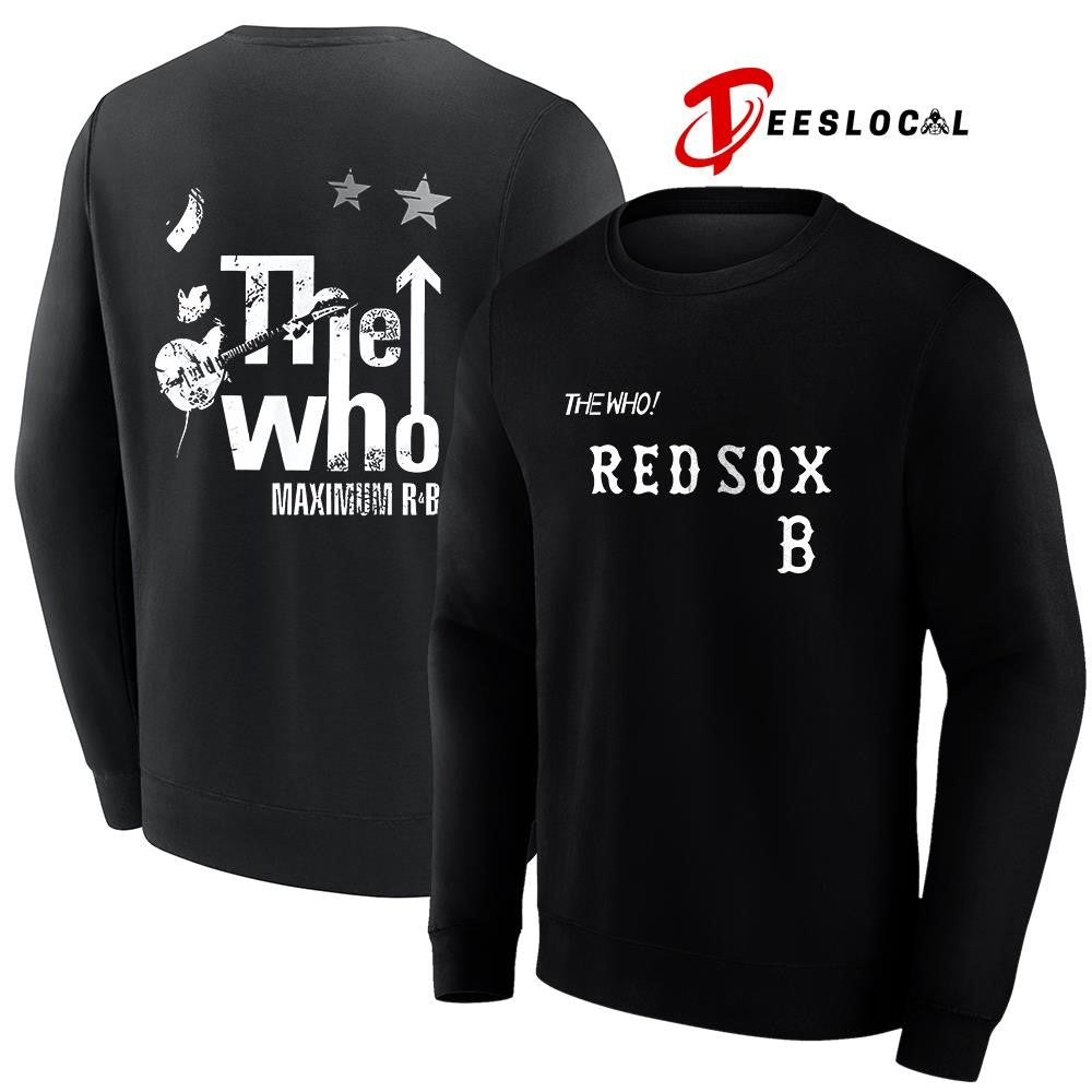 Boston Red Sox The Who Maximum R B North American Farewell tour graphic shirt