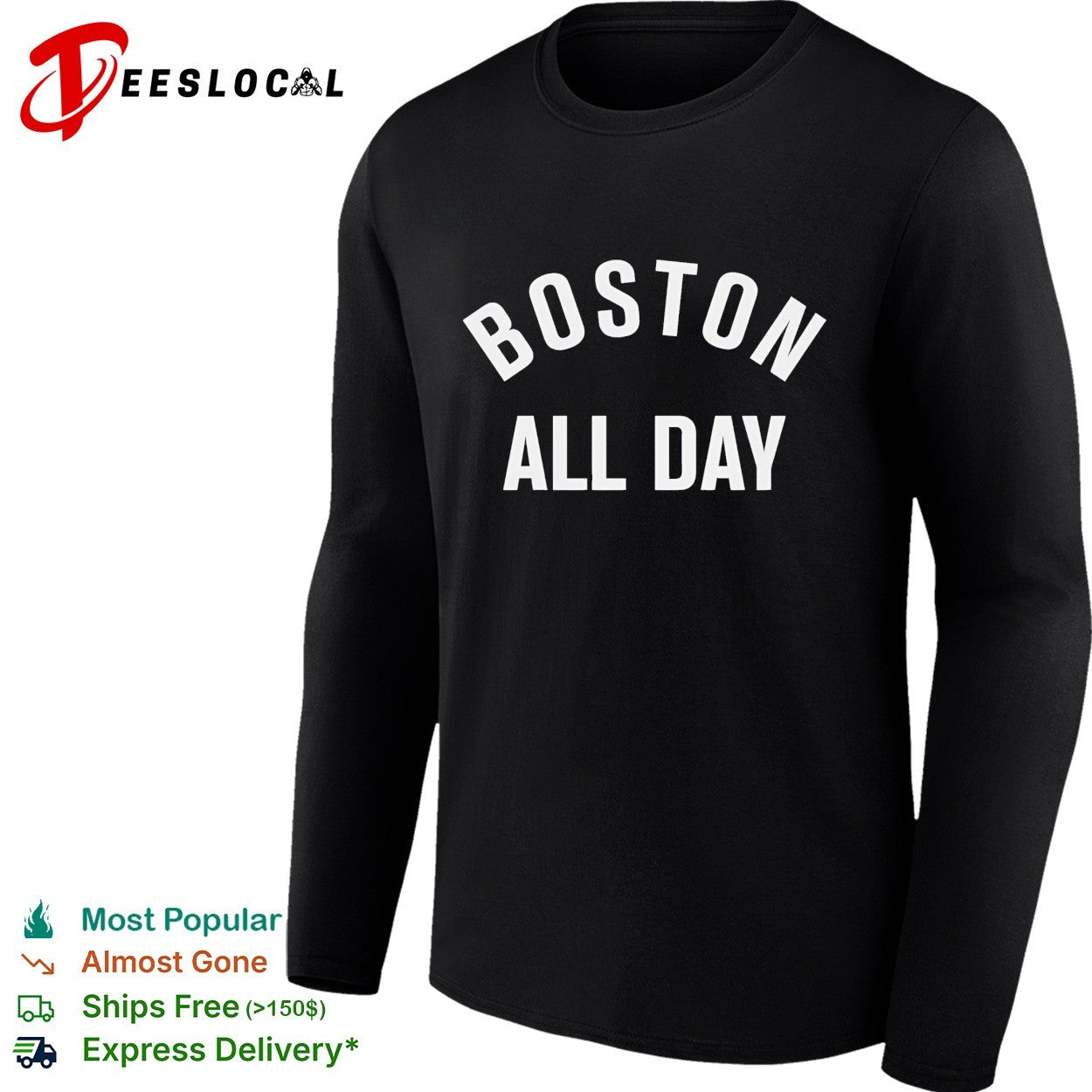 Boston Red Sox baseball all day shirt