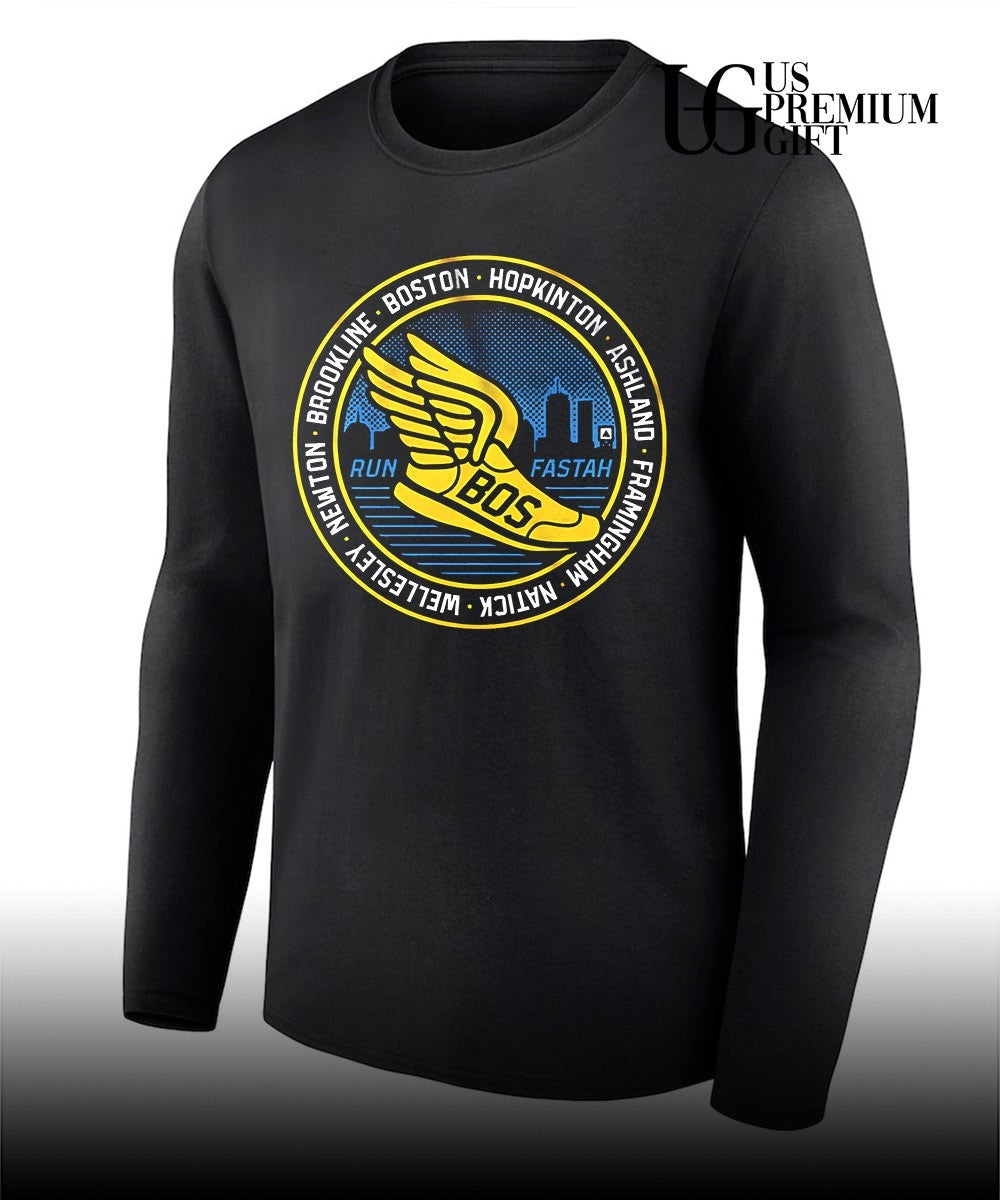 Boston Run Fastah Skyline Rotary shirt