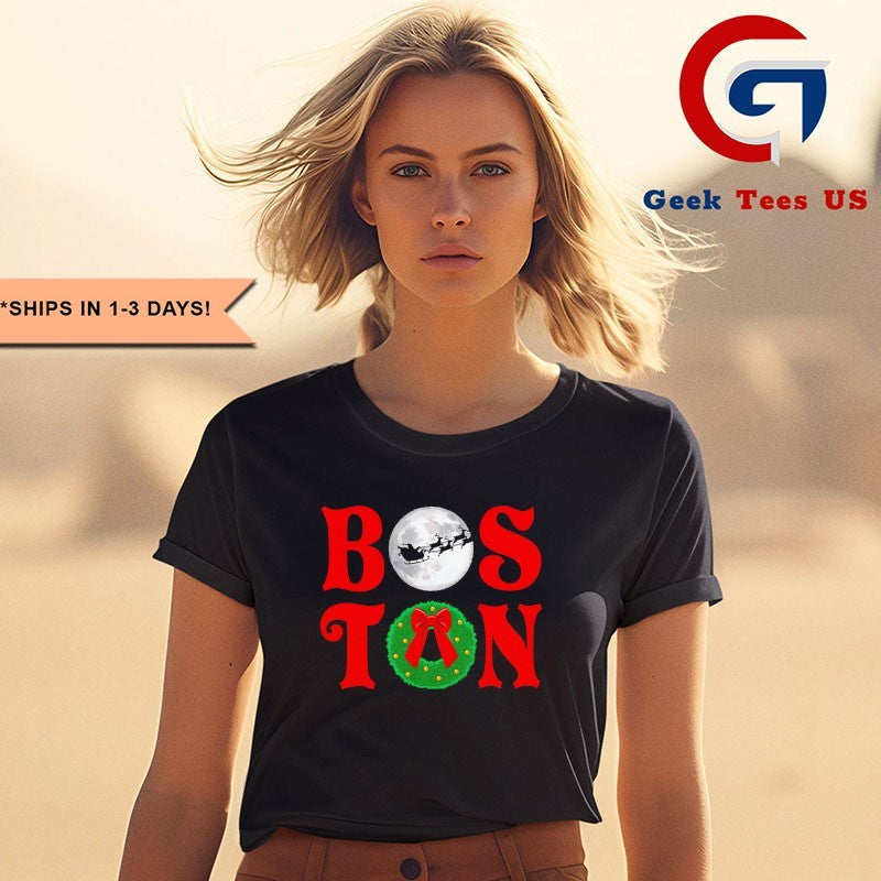 Boston Stacked Christmas 2025 shirt