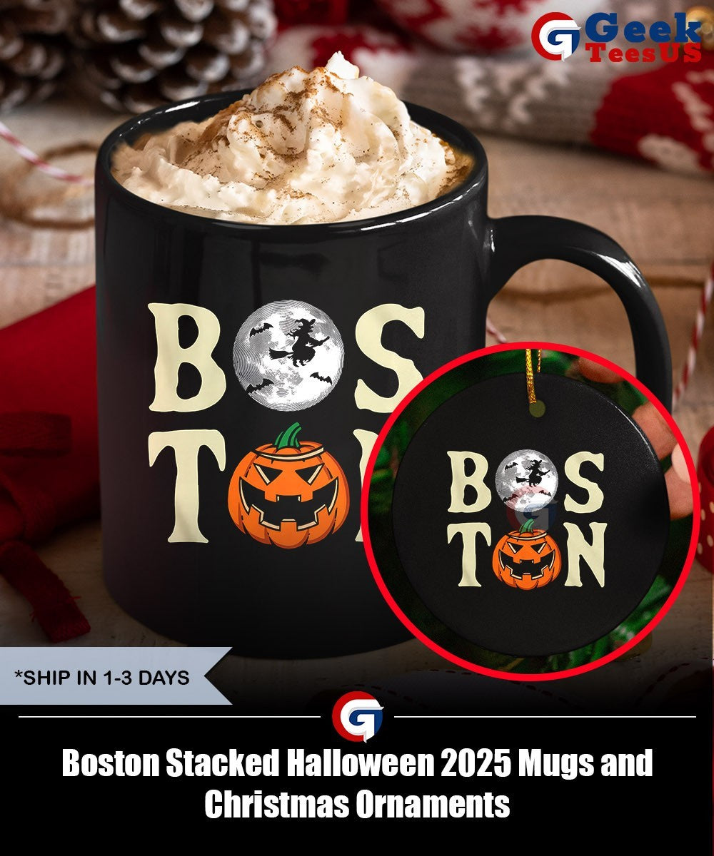 Boston Stacked Halloween 2025 shirt