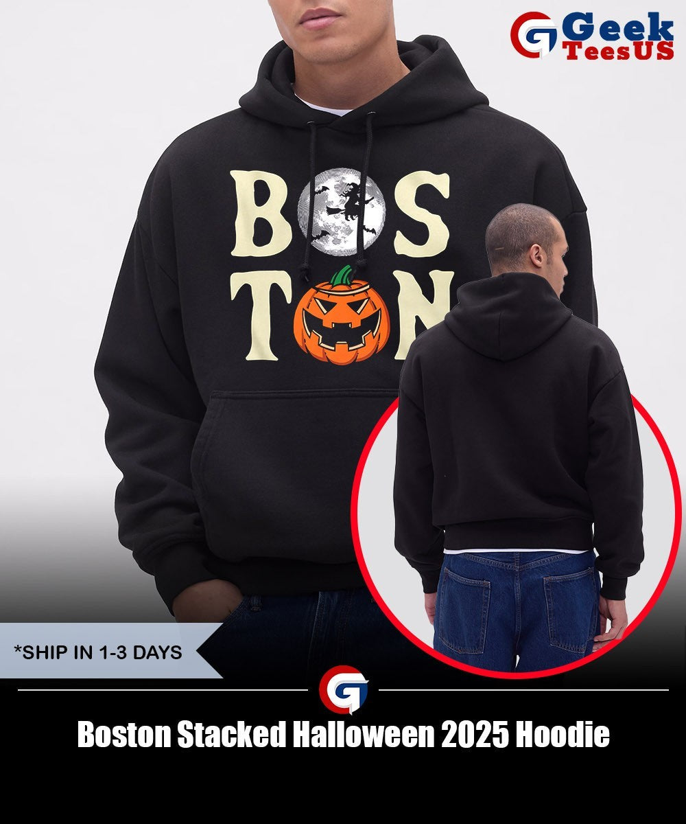 Boston Stacked Halloween 2025 shirt