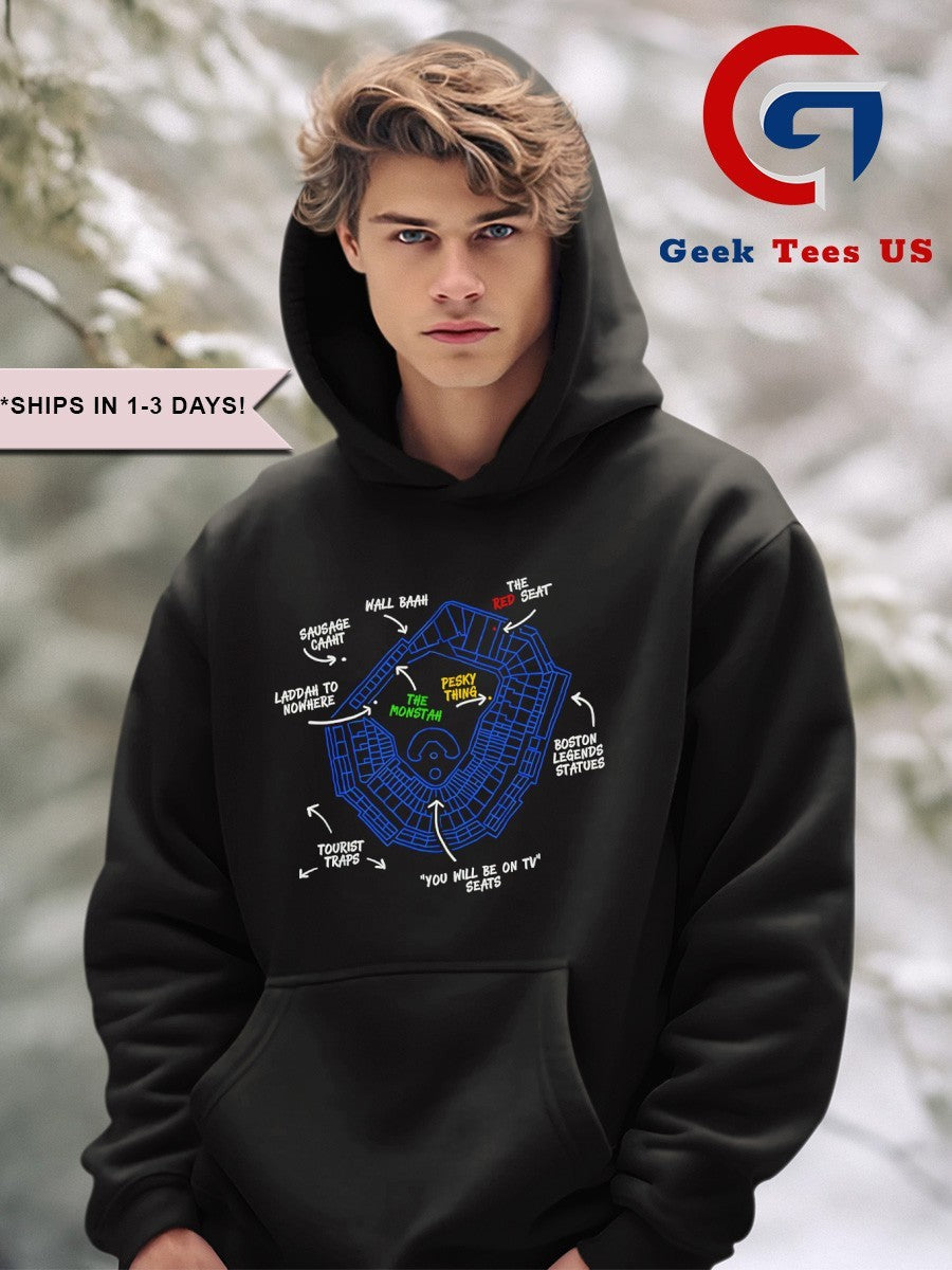 Boston’s Ballpaahk Map shirt