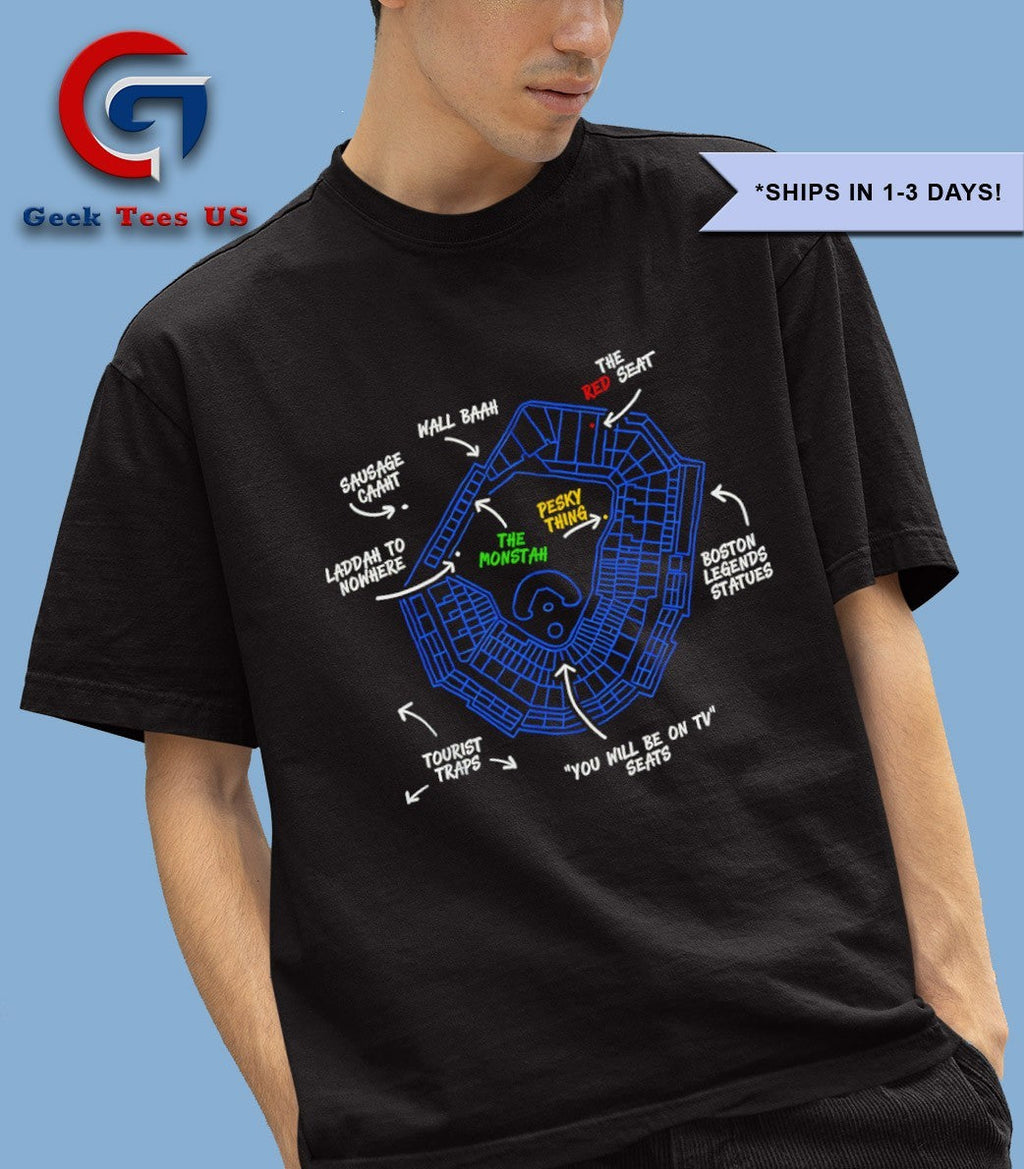 Boston’s Ballpaahk Map shirt