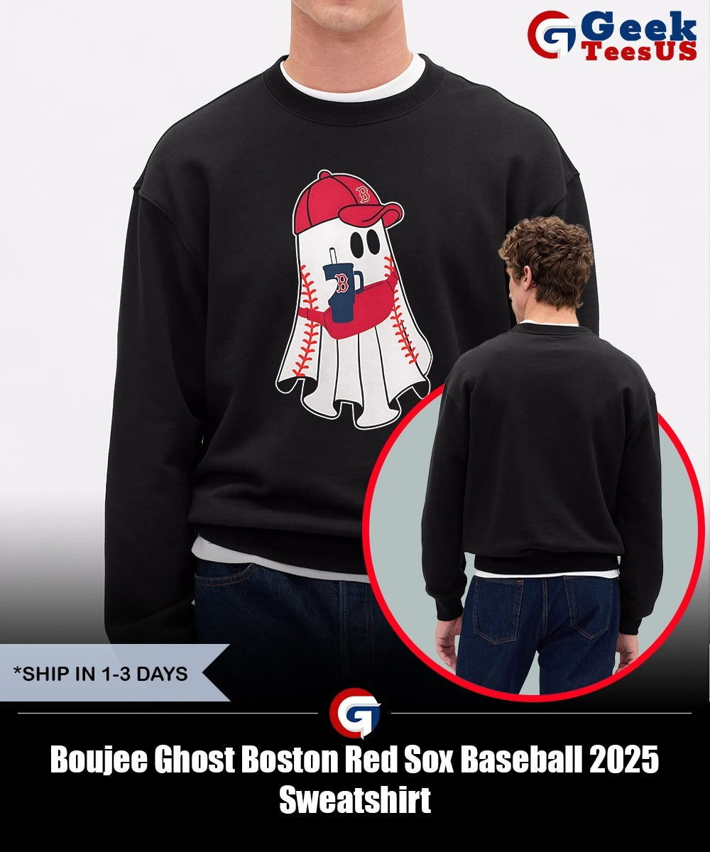 Boujee Ghost Boston Red Sox Baseball 2025 shirt
