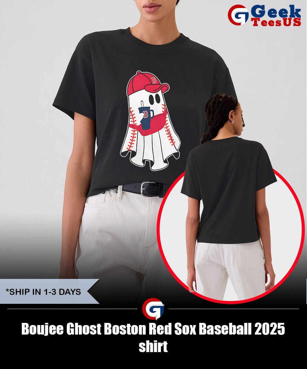 Boujee Ghost Boston Red Sox Baseball 2025 shirt
