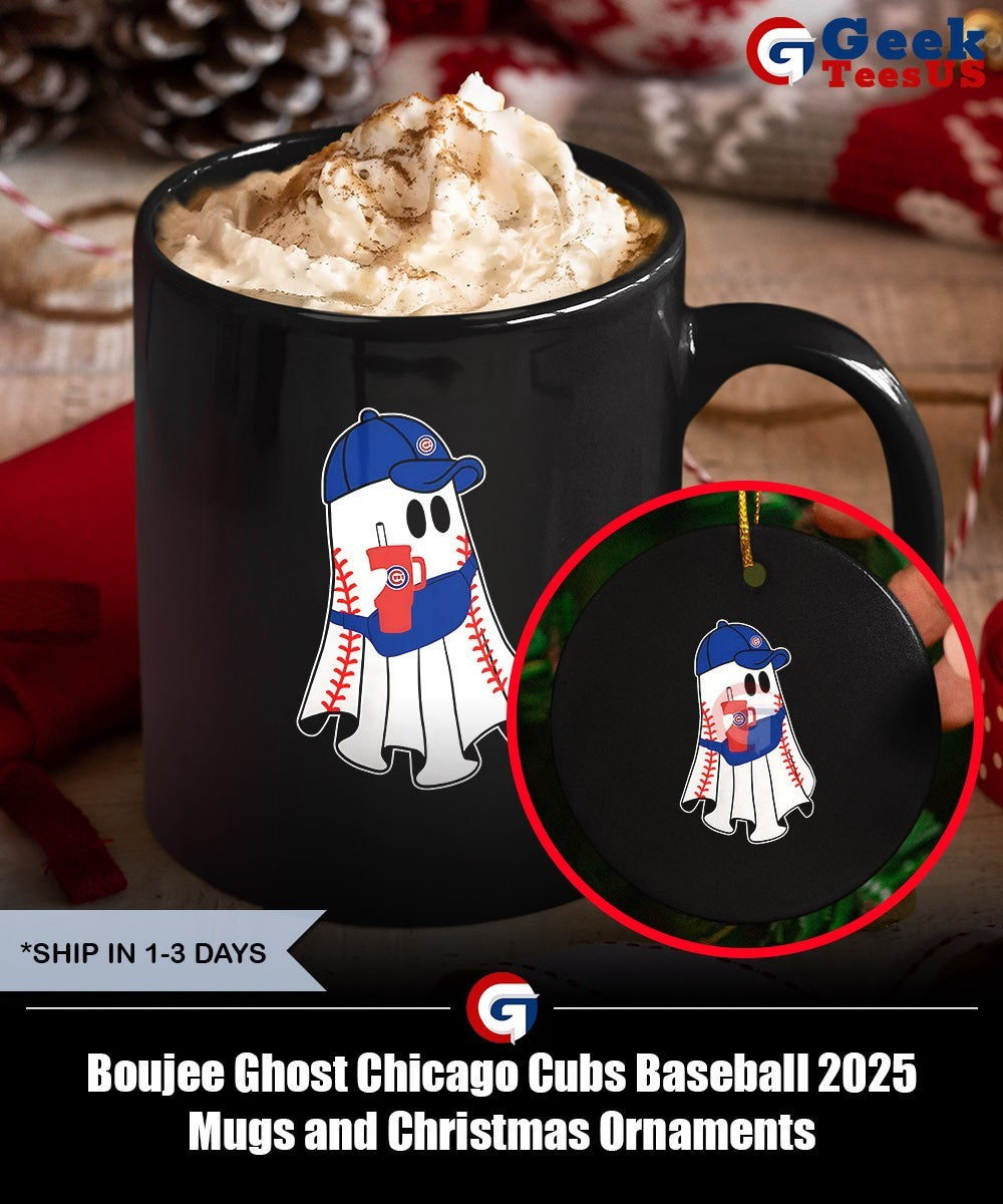 Boujee Ghost Chicago Cubs Baseball 2025 shirt