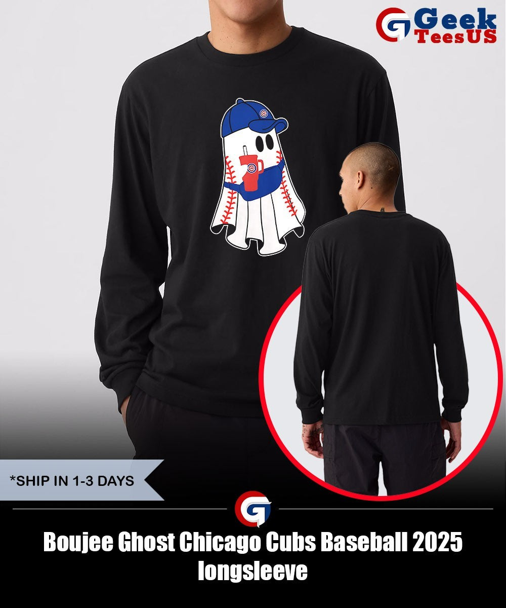 Boujee Ghost Chicago Cubs Baseball 2025 shirt