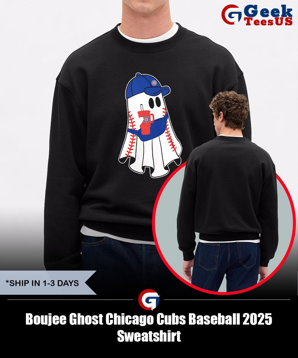 Boujee Ghost Chicago Cubs Baseball 2025 shirt