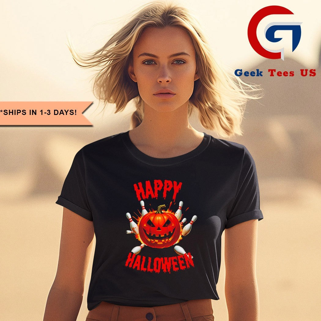 Bowling happy Halloween shirt