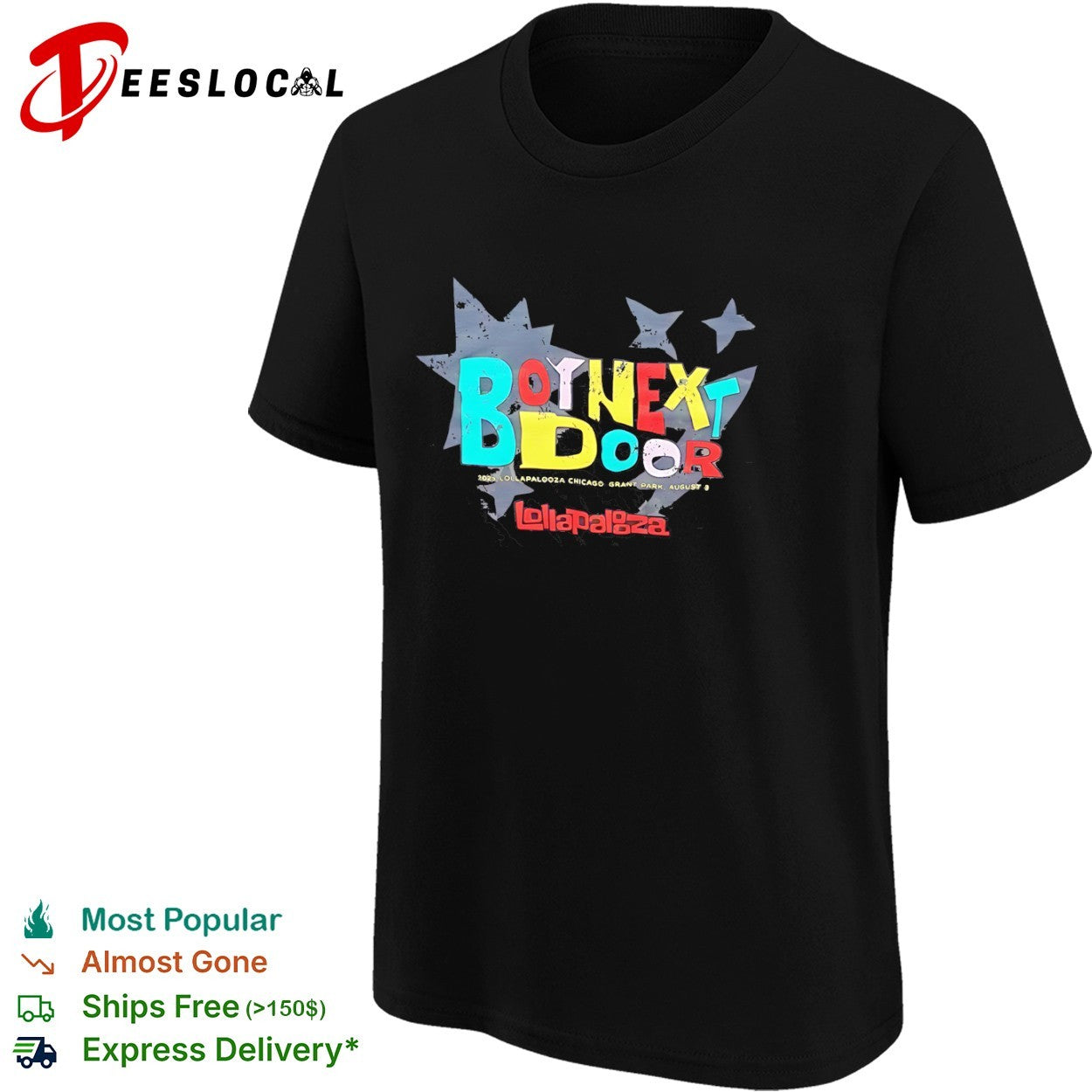 BoyNextDoor Lollapalooza 2025 Chicago Grant Park August 3 shirt