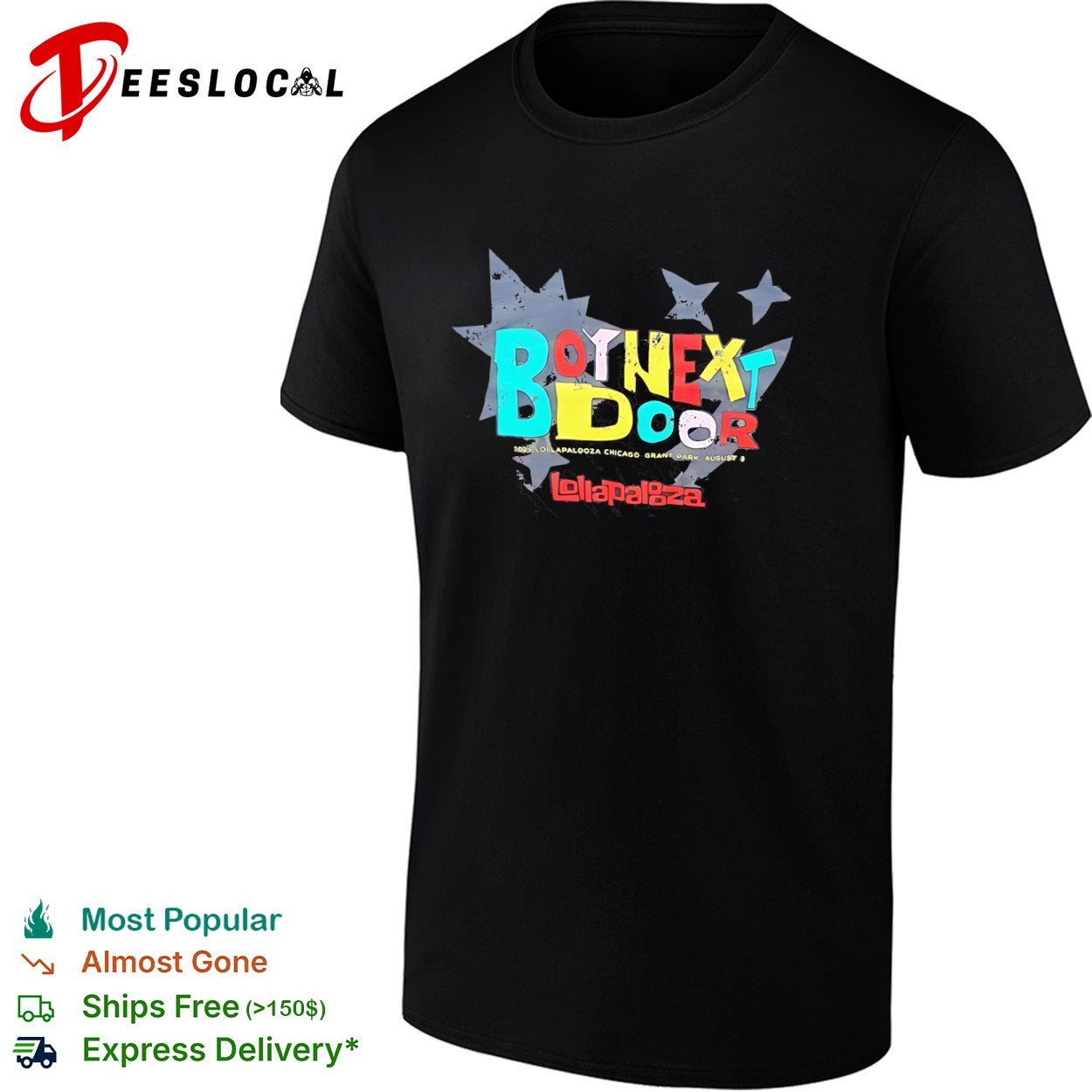 BoyNextDoor Lollapalooza 2025 Chicago Grant Park August 3 shirt