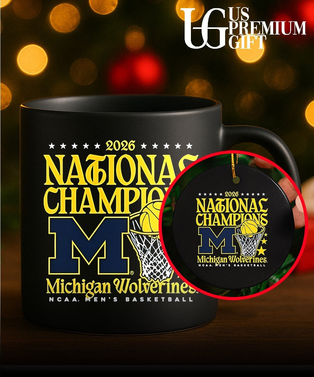 Michigan Wolverines 2026 Men’s Basketball National Champions hoop shirt