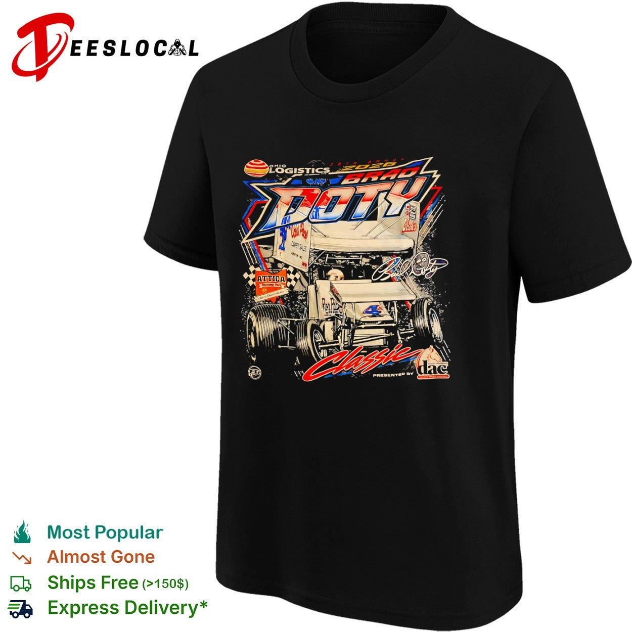 Brad Doty Classic 2026 Attica Racing Park Signature shirt