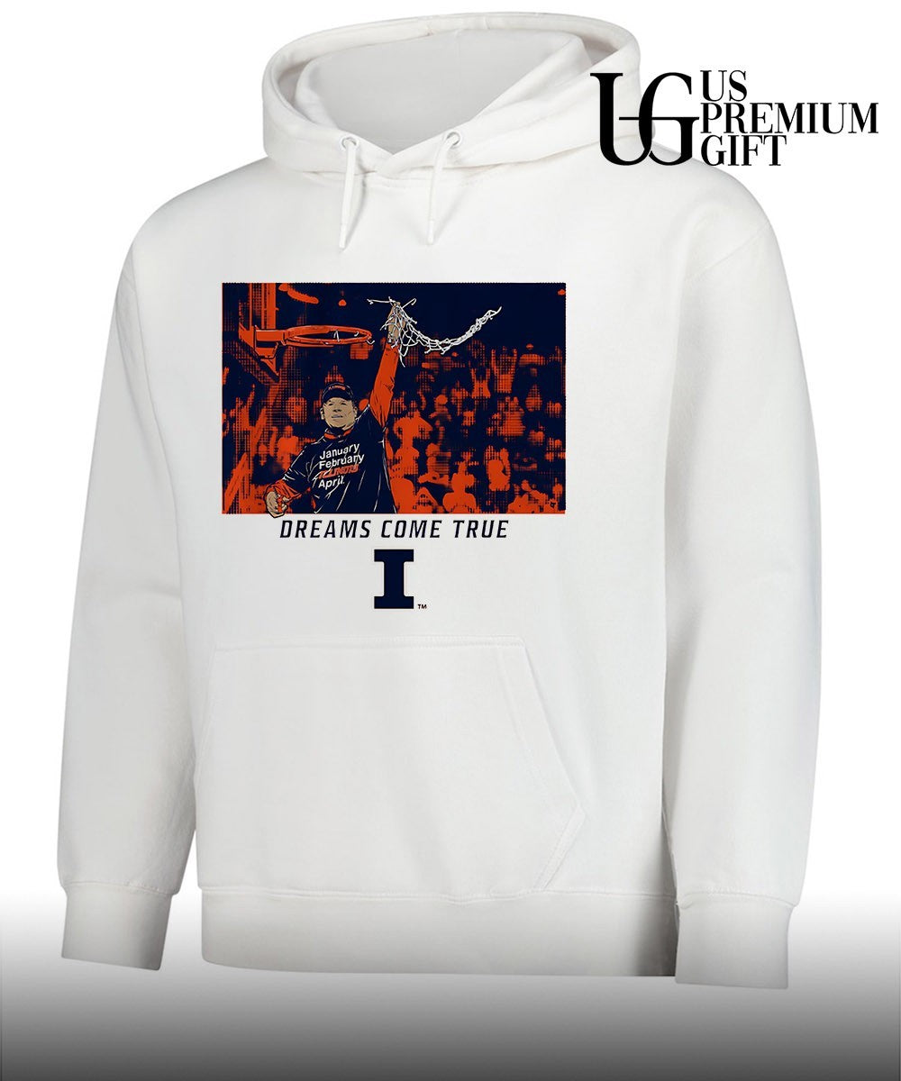 Brad Underwood Coach Illinois Fighting Illini NCAA Men’s basketball Dreams Come True shirt