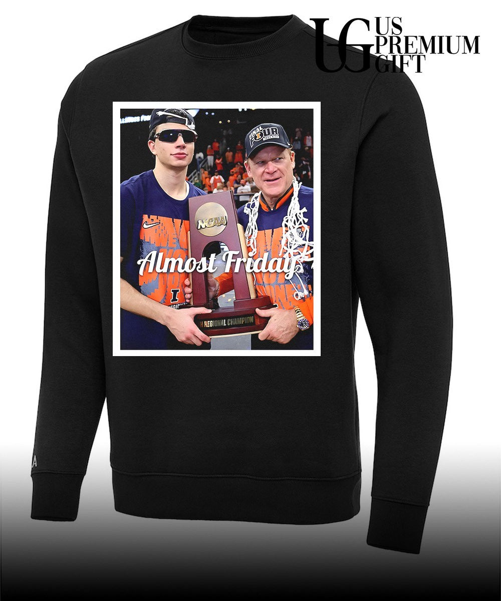 Brad Underwood Illinois Fighting Illini Final Four trophy shirt